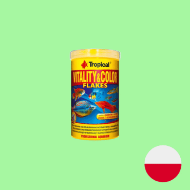 RAÇÃO TROPICAL VITALITY & COLOR FLAKES - POTE 20G